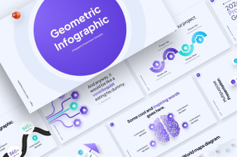 Geometric infographic